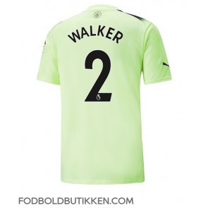 Manchester City Kyle Walker #2 Tredjetrøje 2022-23 Kortærmet